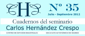 Numero 35 Cuadernos del Seminario Carlos Hernandez Crespo